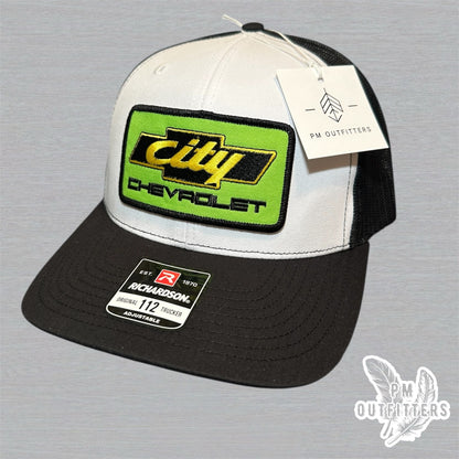 City Chevrolet Retro Trucker Days of Thunder Richardson 112 Snapback Hat