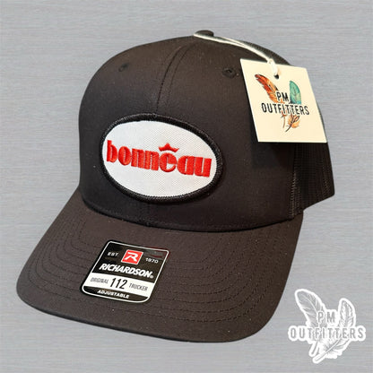 Bonneau Over the Top Trucker Hat - Lincoln Hawk Tribute Richardson 112 Black