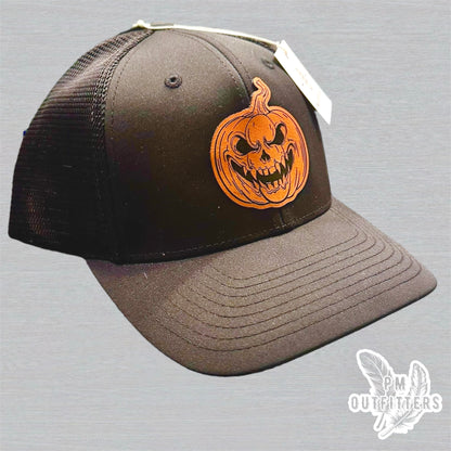 Custom Design Evil Pumpkin Richardson 174 Performance Trucker