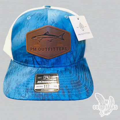 PM Outfitters Custom Logo Cobia Patch | Realtree Fishing Richardson 112 Trucker Hat