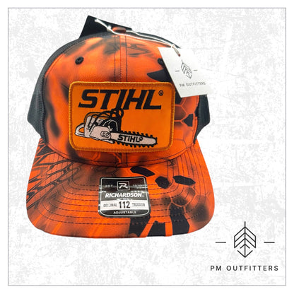 Vintage Stihl Chainsaw Kryptek Camo Trucker Hat