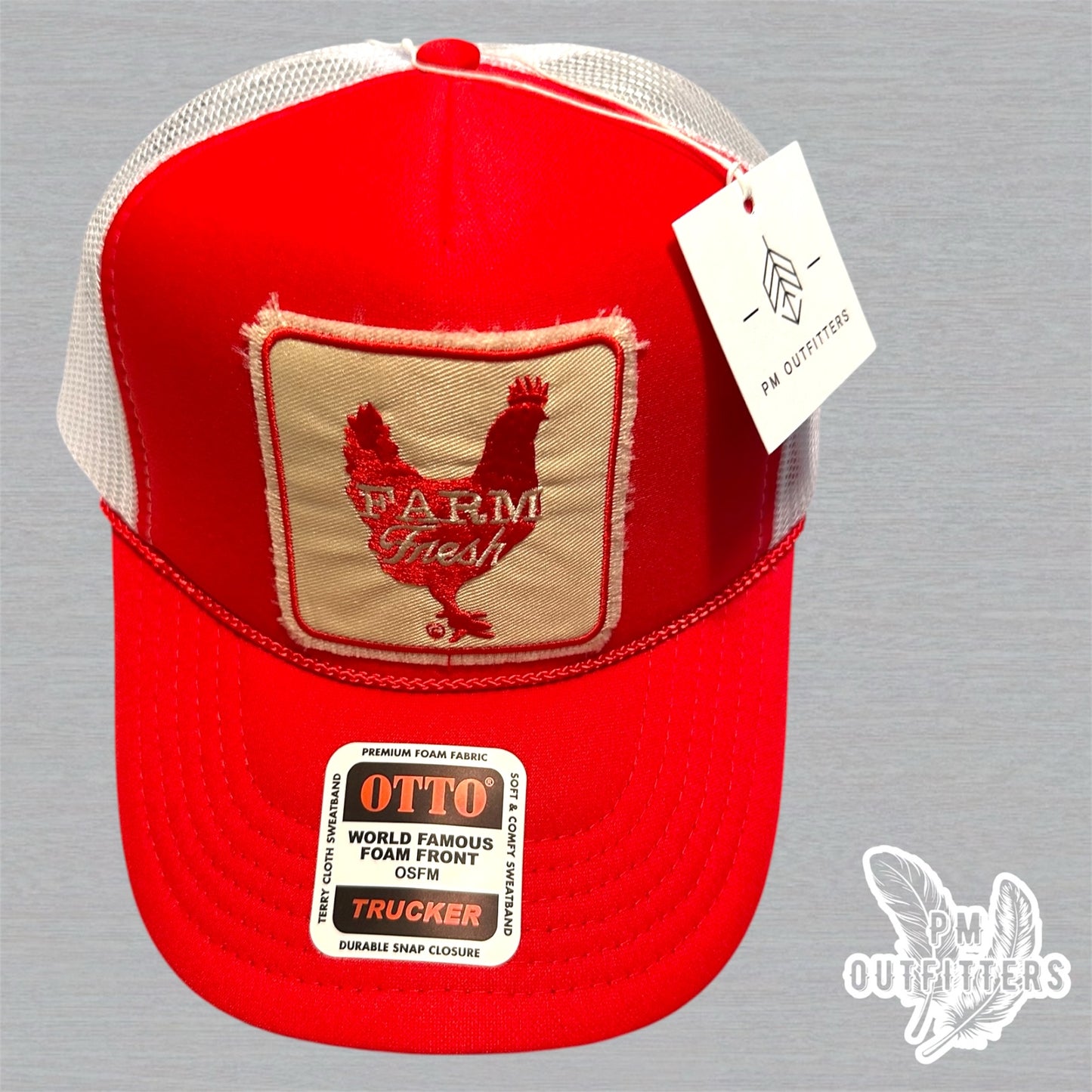 Vintage Farm Fresh Foam Front Rope Trucker Hat