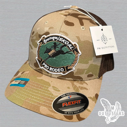 Copenhagen/Skoal Pro Rodeo Trucker Hat - Multicam Arid FlexFit