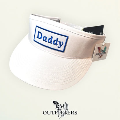 Daddy Visor | PM Outfitters White Decky 3015