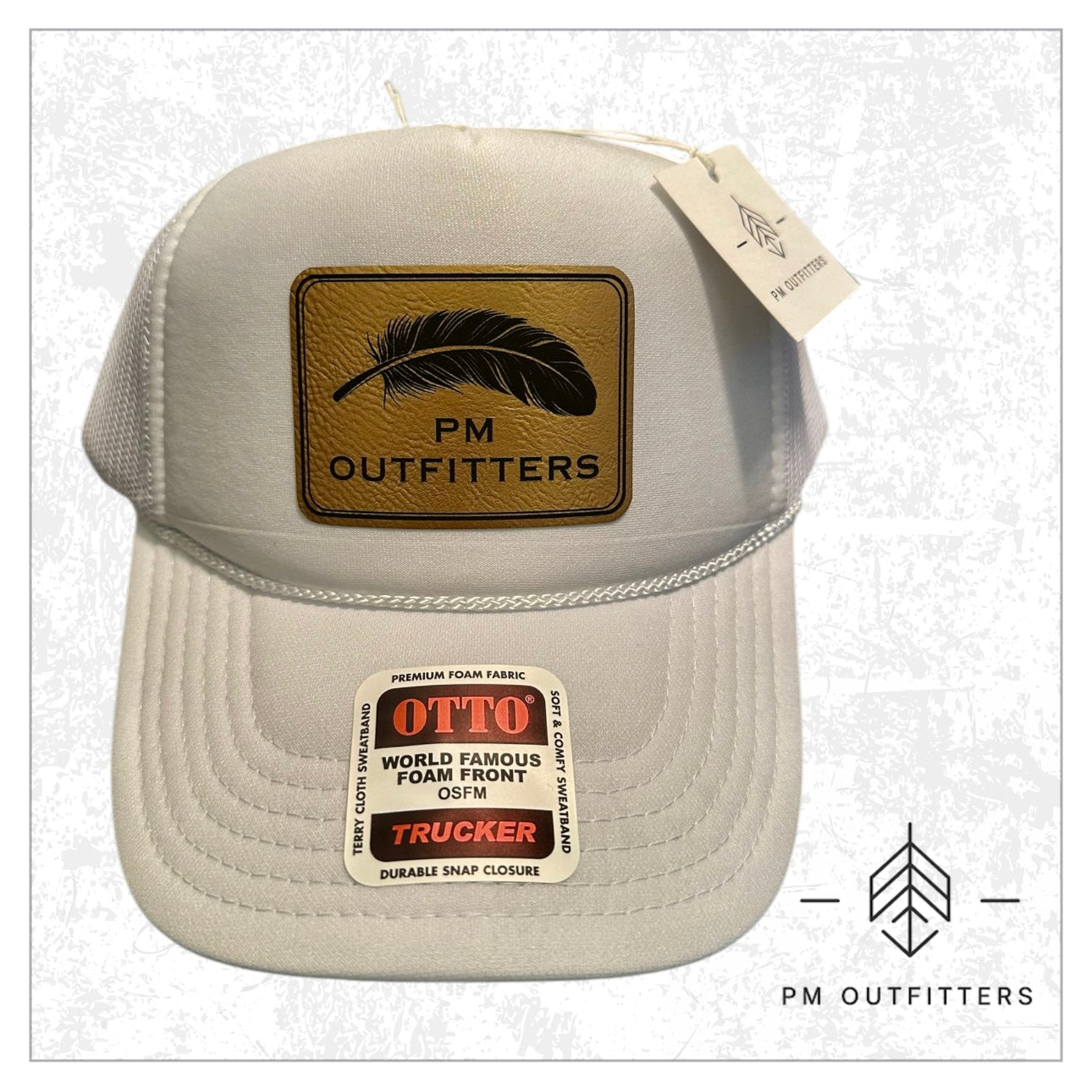 PM Outfitters Gold Logo Foam Trucker