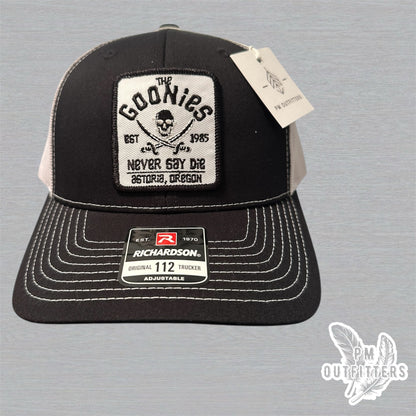 The Goonies Never Say Die Retro Patch Richardson 112 Trucker Hat