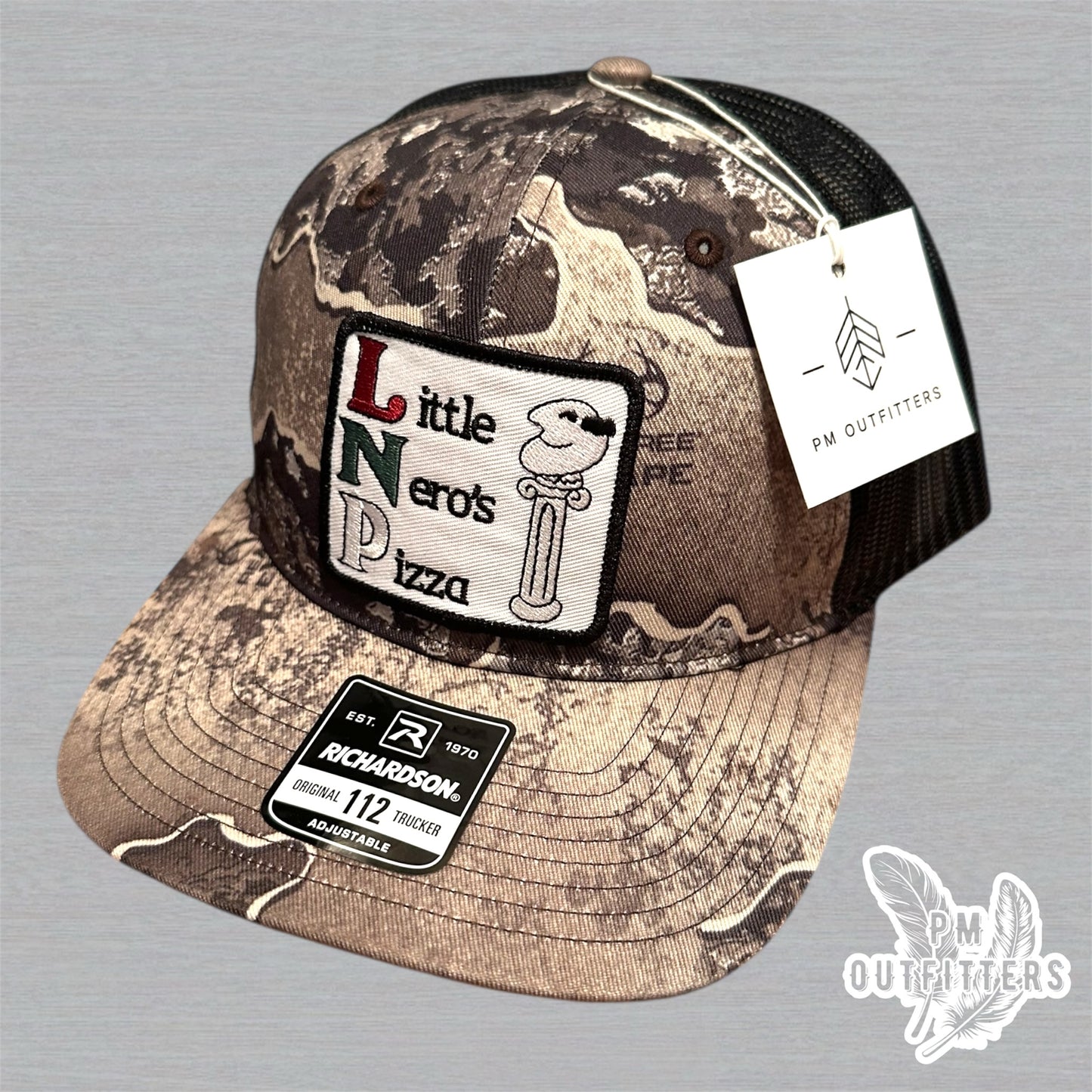 Little Nero’s Pizza Realtree Excape Trucker Hat - Home Alone Inspired Retro Cap