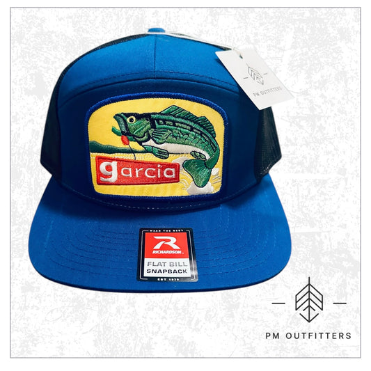 Retro Garcia Lures 7-Panel Trucker Hat
