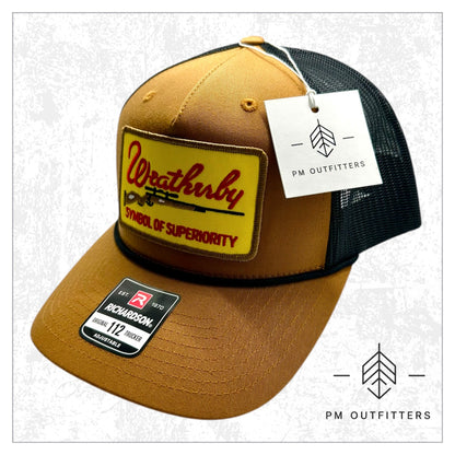 Weatherby Symbol of Superiority Firearms Rope Trucker Hat