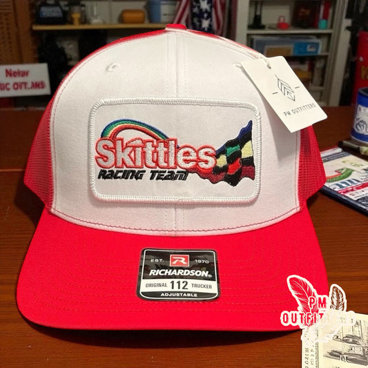 Skittles Racing Vintage NASCAR Patch Trucker Hat