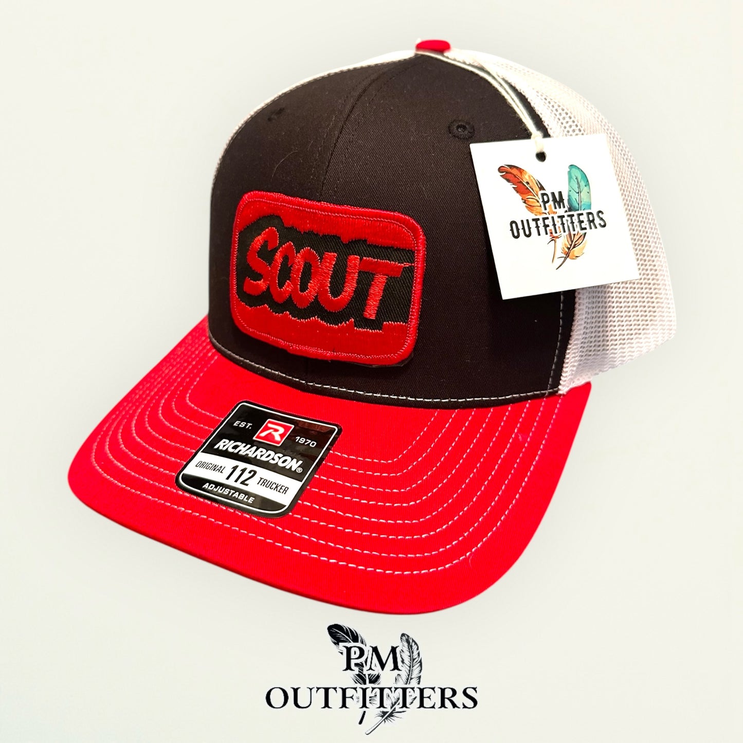 Scout Vintage Patch Trucker Hat - Authentic Vintage Patch - Richardson 112