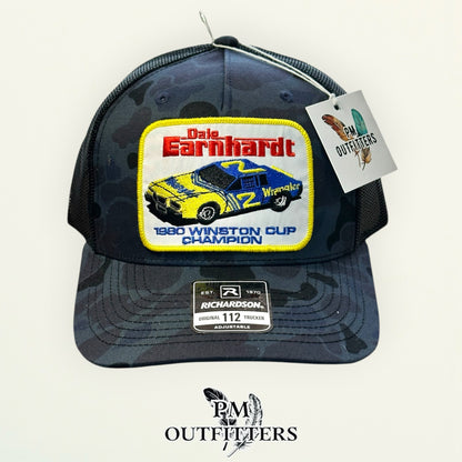 Dale Earnhardt 1980 Winston Cup Champion Hat | Richardson 112 Admiral Duck Camo
