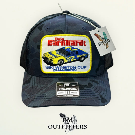 Dale Earnhardt 1980 Winston Cup Champion Hat | Richardson 112 Admiral Duck Camo