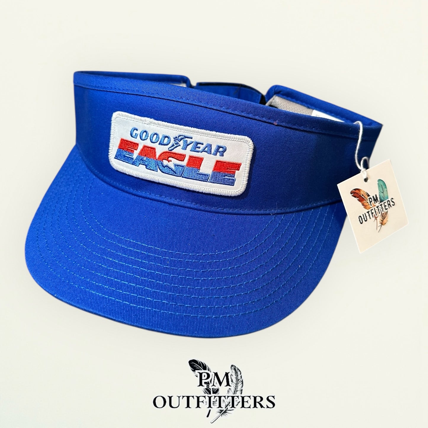 Goodyear Eagle Visor – PM Outfitters Retro Racing Patch | Decky Royal Blue NASCAR Heritage