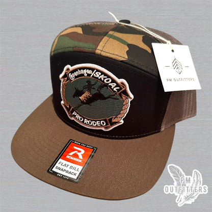 Copenhagen Skoal Pro Rodeo Patch Richardson 168 7-Panel Trucker Hat