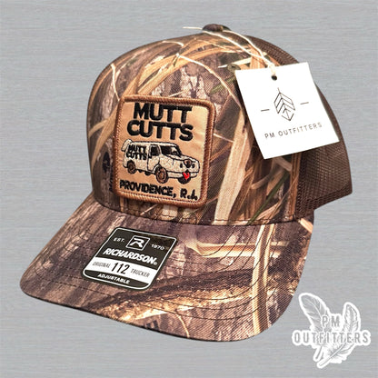 Retro Mutt Cuts Dumb & Dumber Richardson 112 Mossy Oak Habitat 5-Panel Trucker