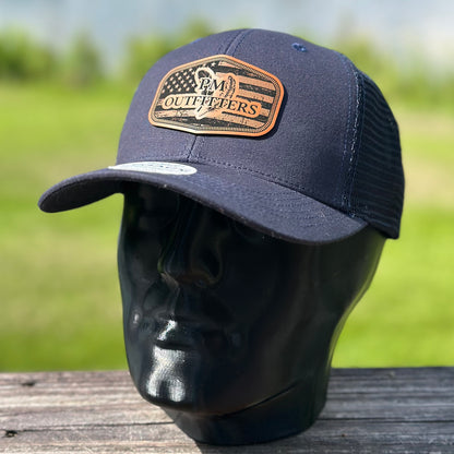 Father's Day Hat — PM Outfitters American Flag Patch | Legacy Mid Pro Navy Snapback | $25