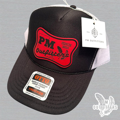 PM Outfitters UL Lafayette Logo Design Foam Front Rope Trucker Hat