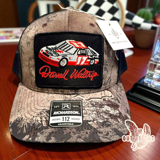 Vintage Darrell Waltrip Western Auto Racing NASCAR Realtree Excape Camo Trucker Hat