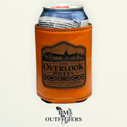 PM Outfitters Laser Engraved The Overlook Hotel Leatherette Koozie
