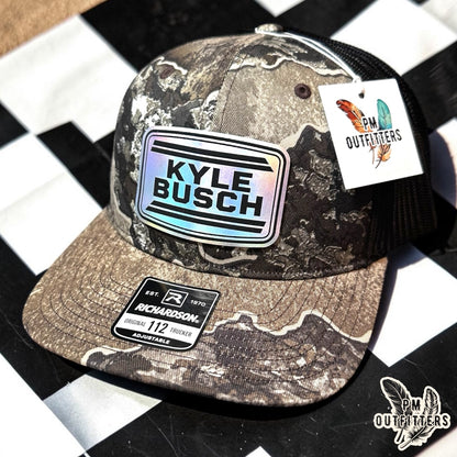 Kyle Busch Memorial Hat - In Memory of Rowdy (1985-2026) | Richardson 112 Realtree Excape Camo Tribute