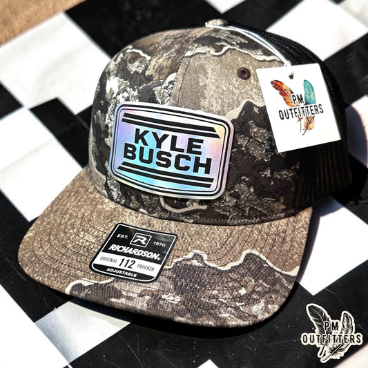 Kyle Busch Memorial Hat - In Memory of Rowdy (1985-2026) | Richardson 112 Realtree Excape Camo Tribute