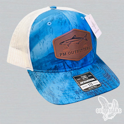 PM Outfitters Custom Logo Cobia Patch | Realtree Fishing Richardson 112 Trucker Hat
