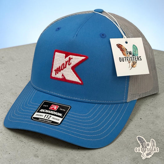 PM Outfitters vintage K Mart authentic vintage patch Richardson 112 blue gray