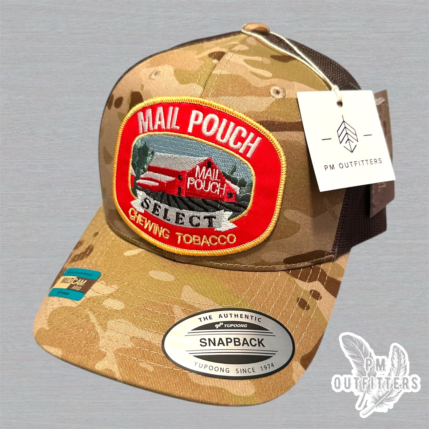 YP Classics Multicam Mail Pouch Trucker