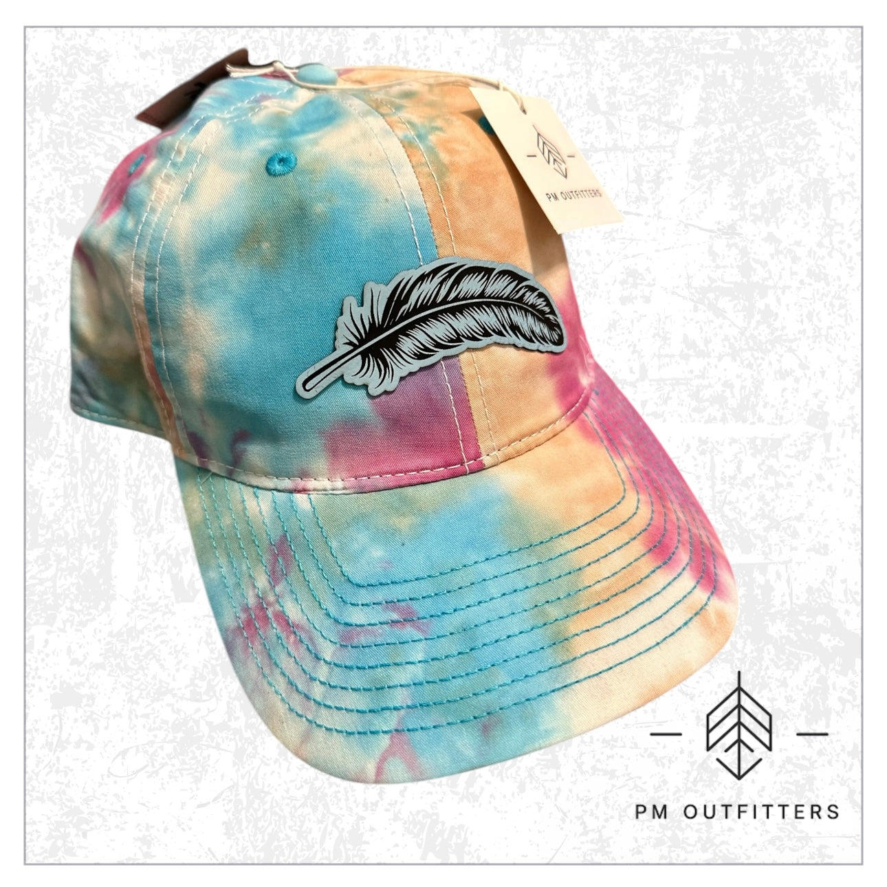 Signature Feather Tie Dyed Cap
