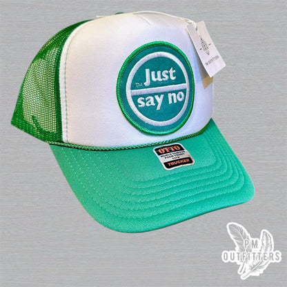 Retro “Just Say No” Foam Front Rope Trucker