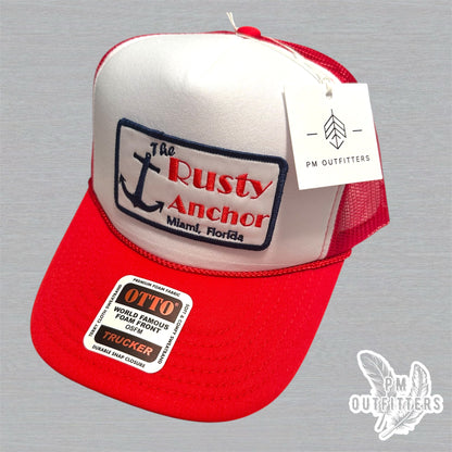 Vintage Golden Girls Rusty Anchor Bar Foam Front Rope Trucker Hat