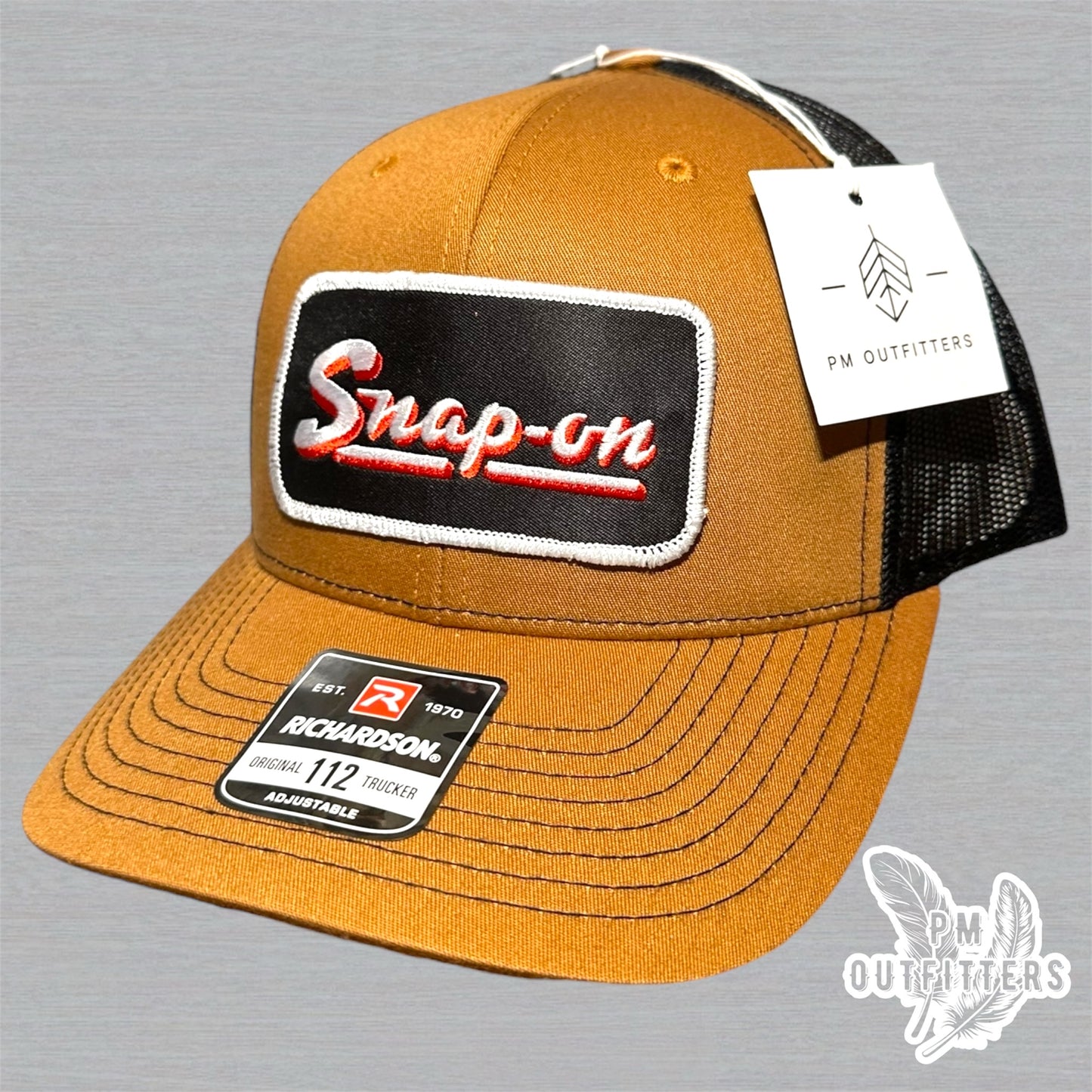 Snap-on Tools Trucker Hat - Caramel & Black Richardson 112