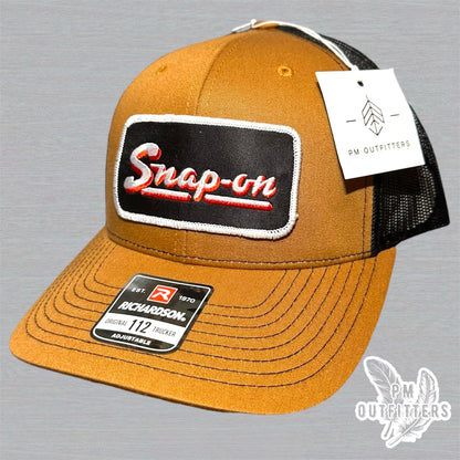 Snap-on Tools Trucker Hat - Caramel & Black Richardson 112