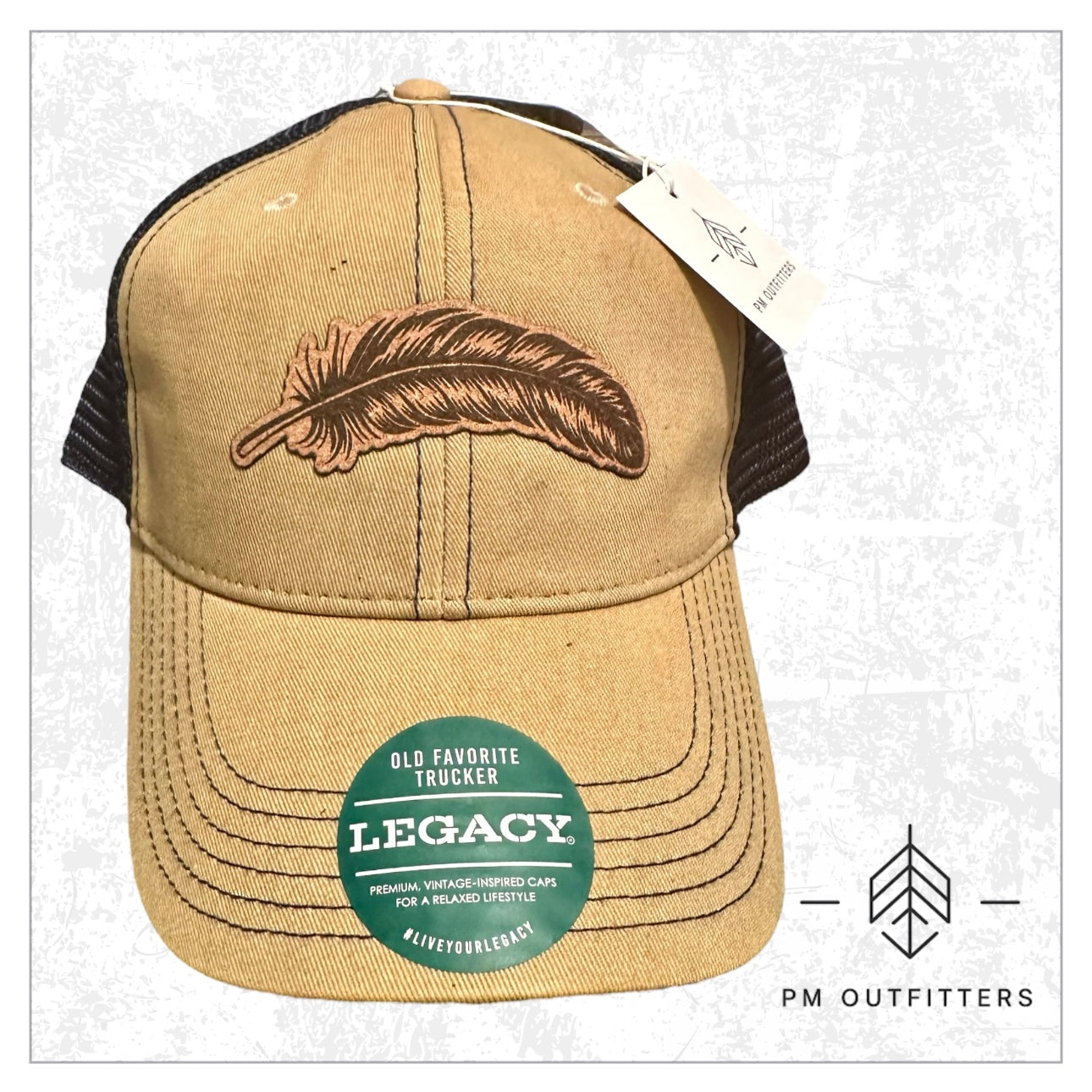 Signature Feather Cork Leatherette Trucker Series