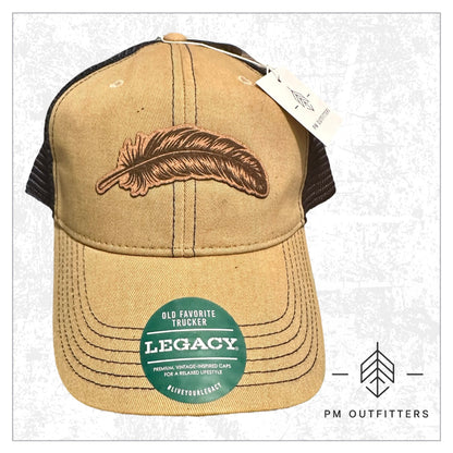 Signature Feather Cork Leatherette Trucker Series