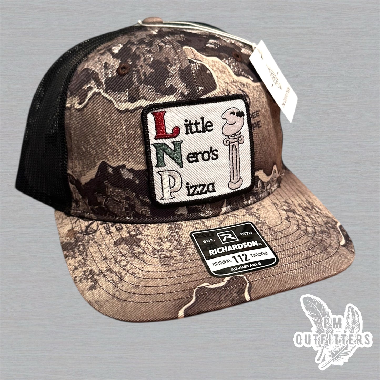 Little Nero’s Pizza Realtree Excape Trucker Hat - Home Alone Inspired Retro Cap
