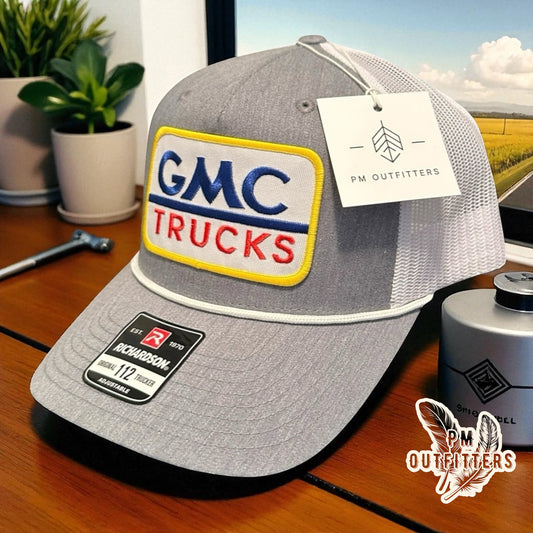 GMC Trucks Vintage Logo Rope Trucker Hat