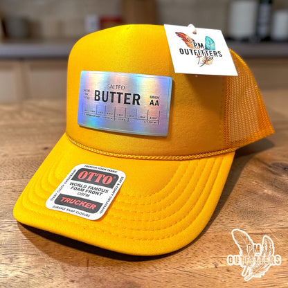 Stick of Butter Hat — Gold Otto Foam Front Rope Trucker | PM Outfitters