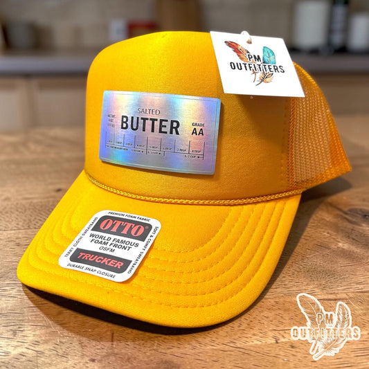 Stick of Butter Hat — Gold Otto Foam Front Rope Trucker | PM Outfitters