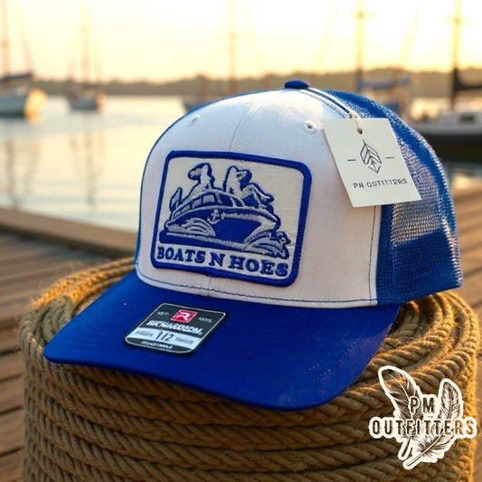 Boats N Hoes Stepbrothers Patch Trucker Hat