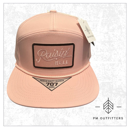 Raisin’ Hell Performance 7-Panel Rope Trucker Hat