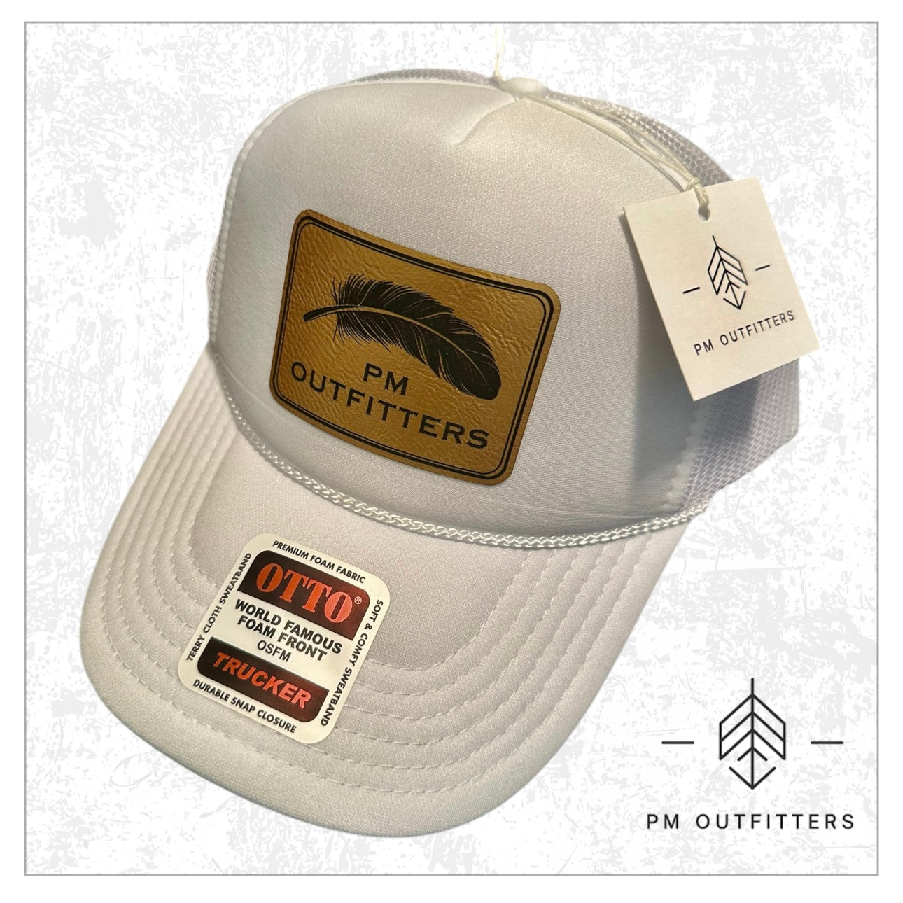 PM Outfitters Gold Logo Foam Trucker