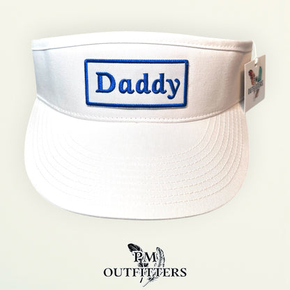 Daddy Visor | PM Outfitters White Decky 3015
