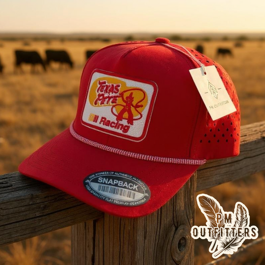Texas Pete Racing Retro NASCAR Patch Hydro Waterproof Rope Snapback