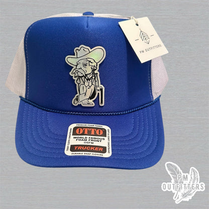 Holographic Colonel Reb Foam Front Rope Trucker Hat