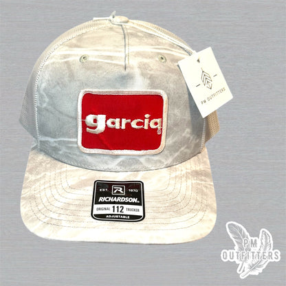 Garcia Lures Vintage Patch Trucker Hat - Richardson 112 Mossy Oak Bonefish