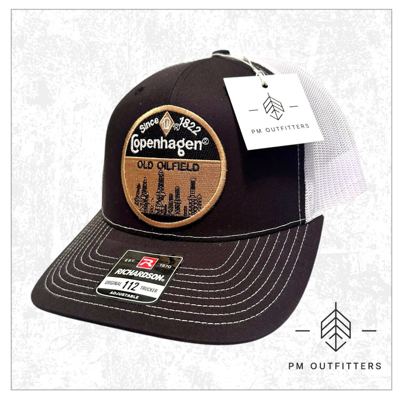 Vintage Copenhagen Old Oilfield Patch Trucker Hat