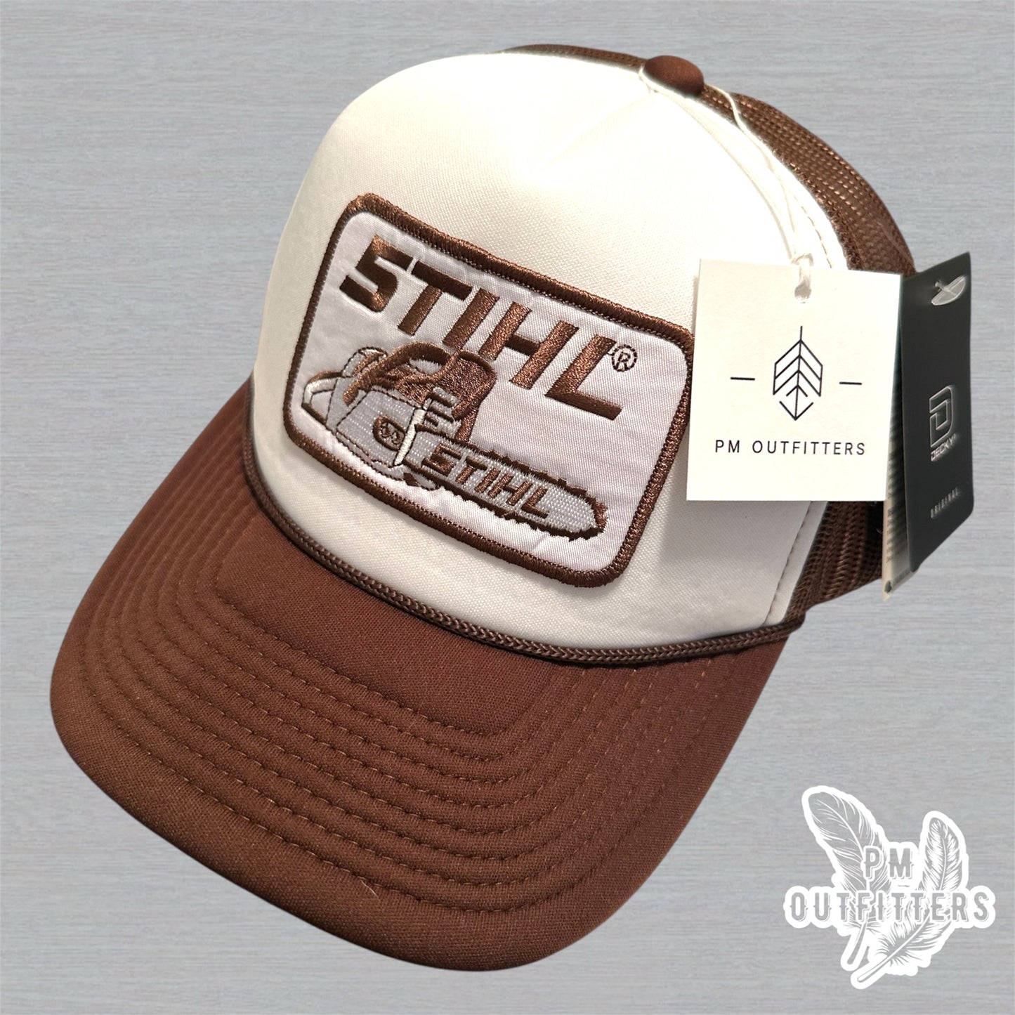 Vintage Stihl Chainsaw Foam Front Rope Trucker Hat