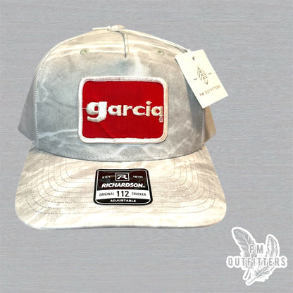 Garcia Lures Vintage Patch Trucker Hat - Richardson 112 Mossy Oak Bonefish